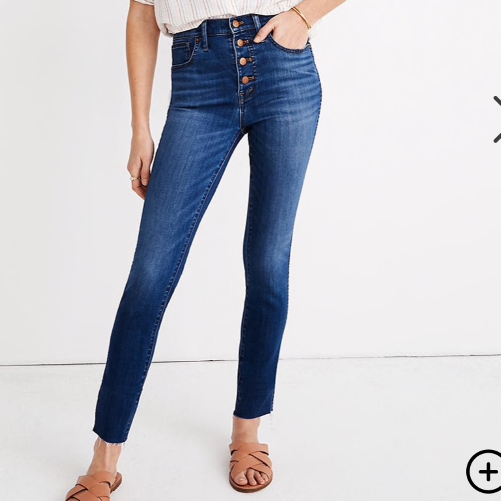 Madewell 10” High-Rise Skinny Crop